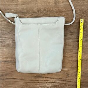 Pieleno Leather Crossbody Bag Gray Grey